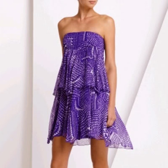 NWT BCBGMaxAzria Strapless Mini Dress - Picture 6 of 6